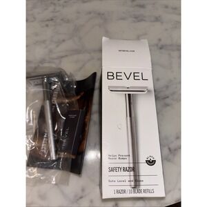 Bevel Shave Safety Razor 1 Razor 10 Blades Open Box